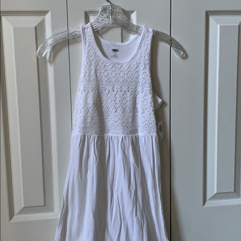 Girls white dress